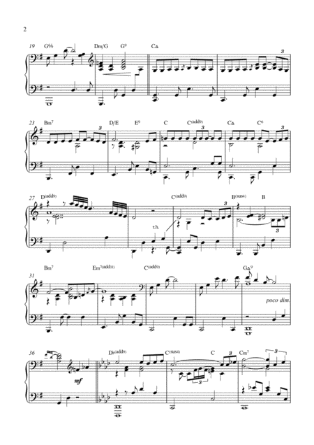 They Long To Be Close To You Solo Piano Page 2