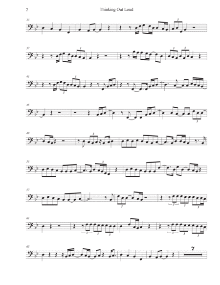 Thinking Out Loud Cello Page 2
