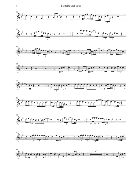 Thinking Out Loud Violin Page 2