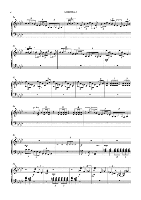 This Is Berk Marimba Trio Marimba 2 Page 2