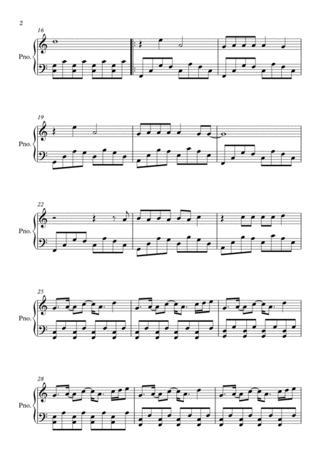 This Is What You Came For By Calvin Harris Featuring Rihanna Piano Page 2
