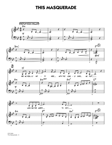 This Masquerade Arr Rick Stitzel Piano Vocal Page 2