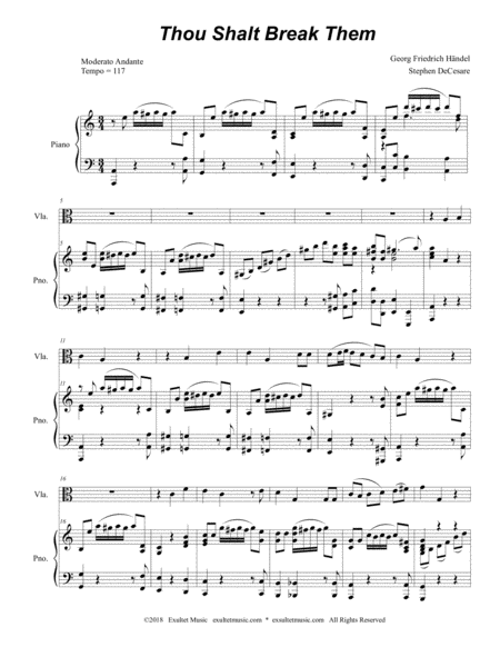 Thou Shalt Break Them For Viola And Piano Page 2