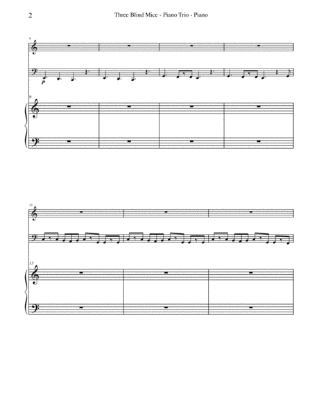 Three Blind Mice For Oboe Bassoon Piano Page 2