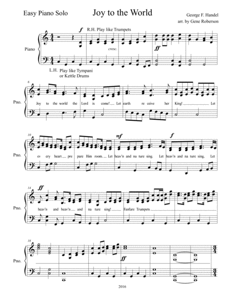 Three Christmas Carols 2016 Easy Piano Contest Entry Page 2