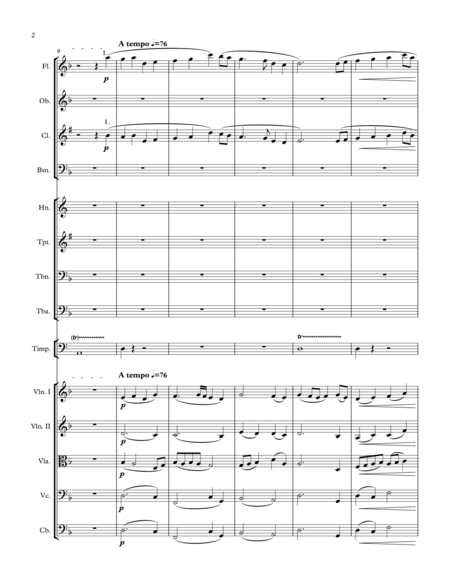 Three English Folksongs For Orchestra Page 2