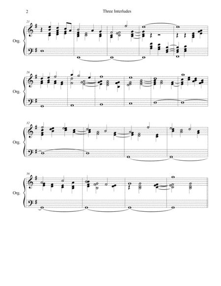 Three Interludes For Organ Page 2