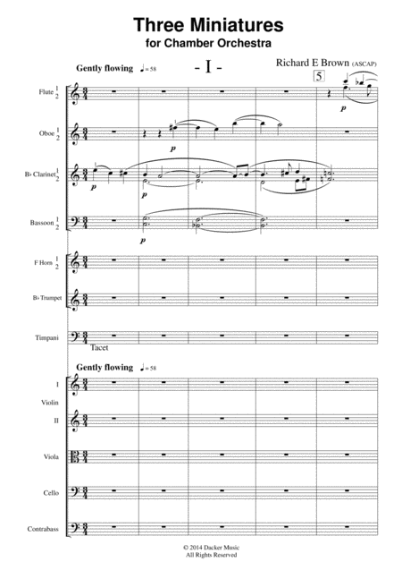 Three Miniatures For Chamber Orchestra Page 2