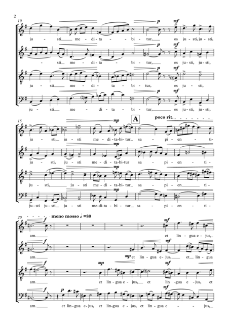 Three Motets Op 297 1 Os Justi 2 O Vos Omnes 3 Cantate Domino Page 2