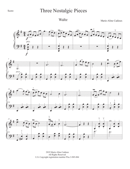 Three Nostalgic Pieces For Violin And Cello Page 2