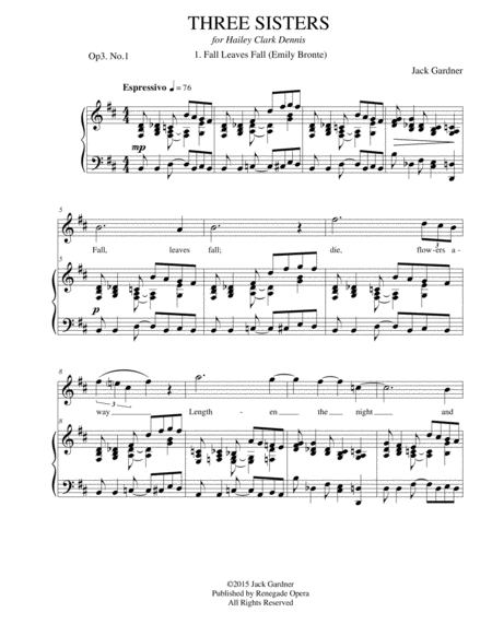 Three Sisters A Song Cycle For Lyric Coloratura Soprano Page 2