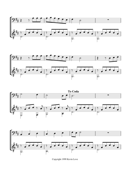 Three Sketches For Violoncello And Guitar Score And Parts Page 2