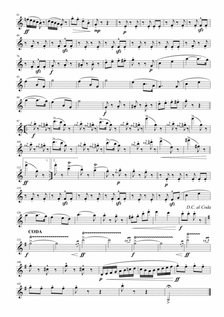 Thunder And Lightning For Clarinet Quartet Page 2