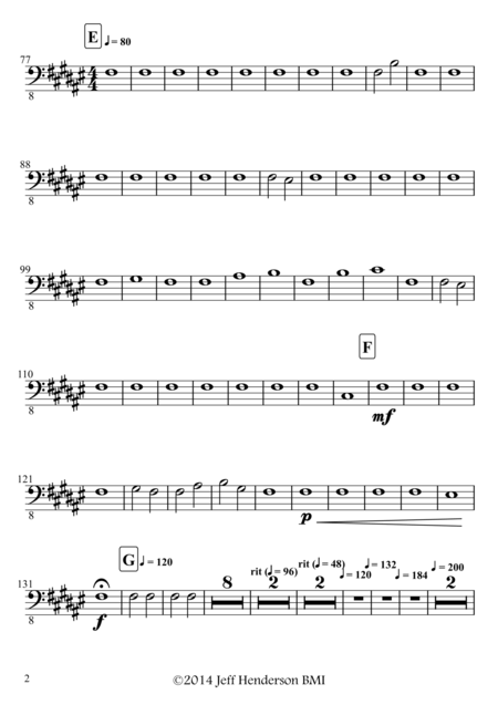 Thus Saith The Lord Messiah For Bass And String Quartet With Parts Page 2