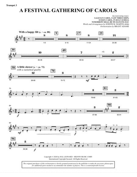 Tidings Of Joy A Celtic Christmas Celebration Full Orchestra Bb Trumpet 3 Page 2