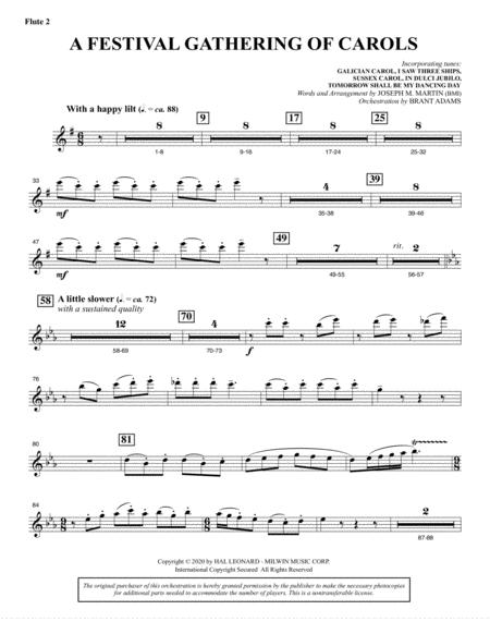 Tidings Of Joy A Celtic Christmas Celebration Full Orchestra Flute 2 Piccolo Page 2