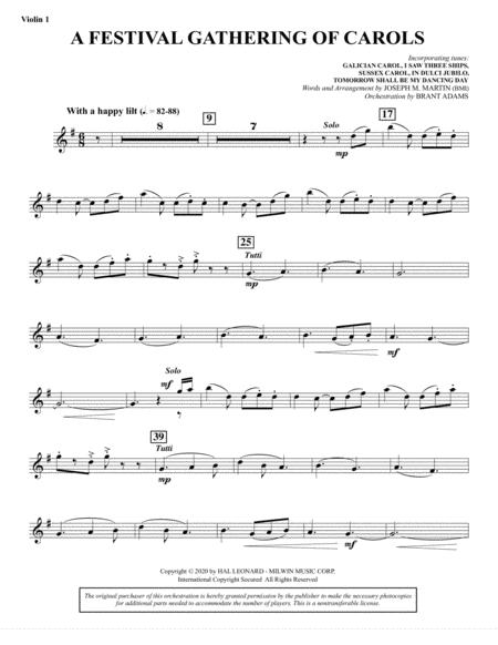 Tidings Of Joy A Celtic Christmas Celebration Full Orchestra Violin 1 Page 2