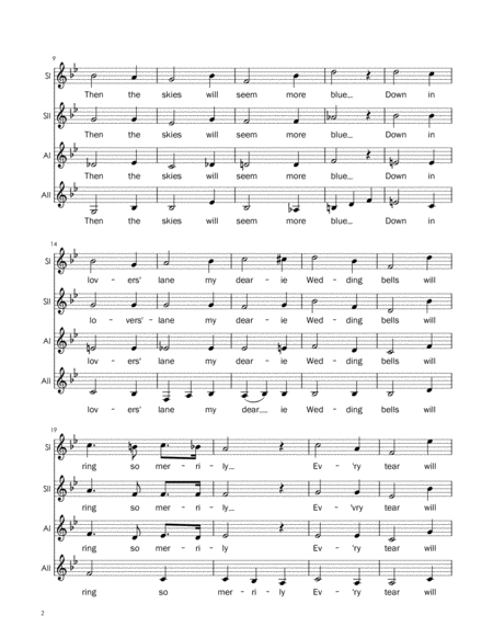 Till We Meet Again Ssaa A Cappella Page 2