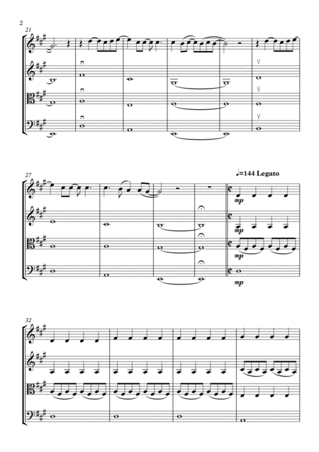 To Build A Home String Quartet Page 2