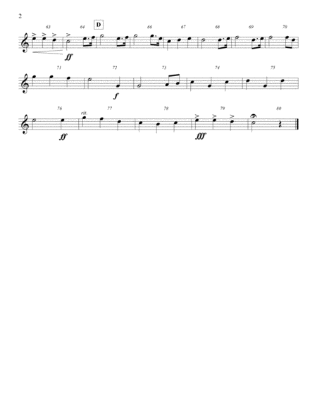 To God Be The Glory Horn Quartet 26 Page 2