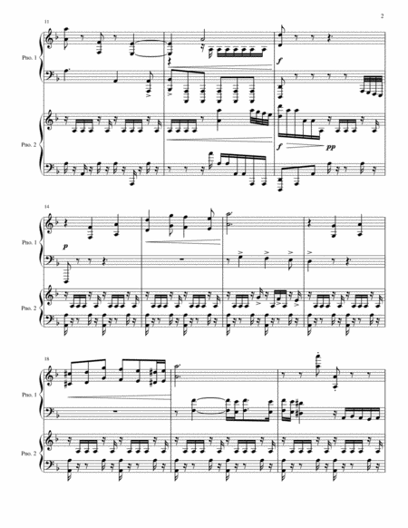 Toccata For Two Pianos Page 2