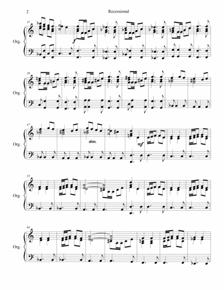 Tonal Procession 2 Recessional Page 2