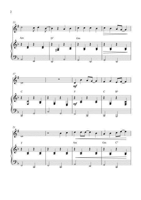 Top Of The World Trumpet In B Flat Solo And Piano Accompaniment Page 2