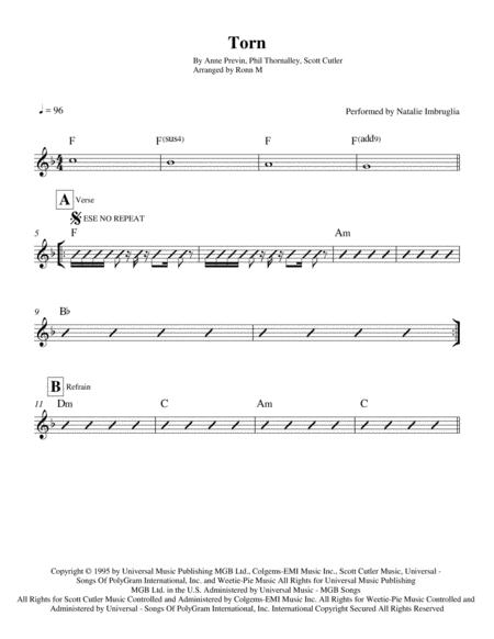 Torn Performed By Natalie Imbruglia Page 2