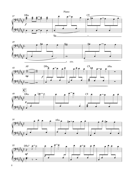 Towards The Light Piano Part Page 2