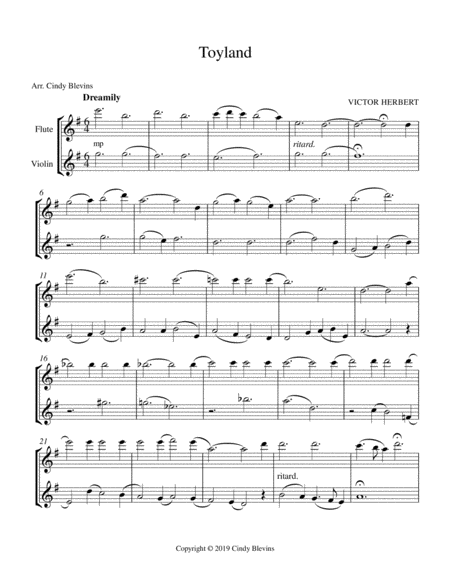 Toyland For Flute And Violin Page 2