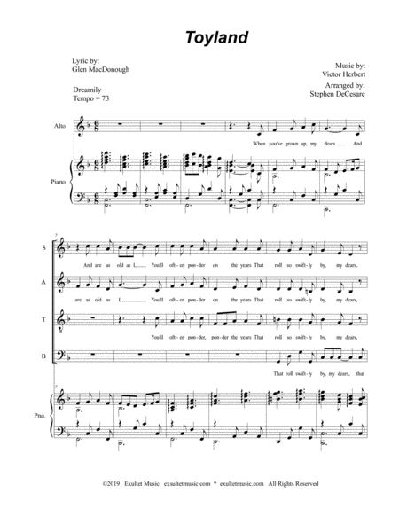 Toyland For Satb Page 2