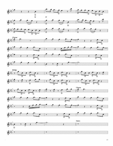 Treasure Quartet Guitar Score Page 2