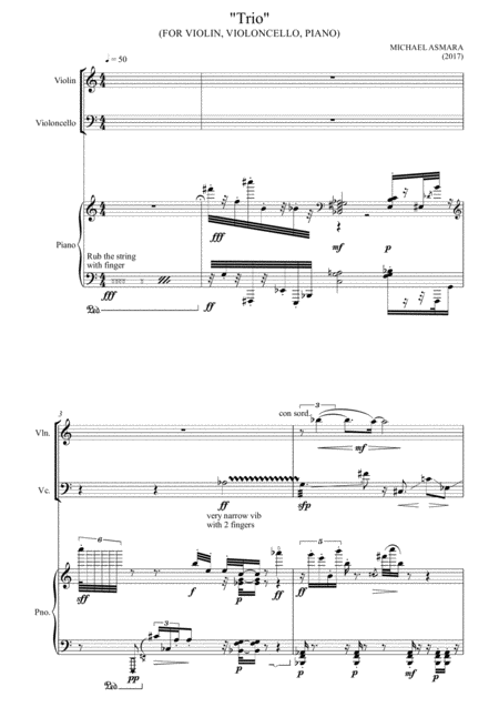 Trio For Violin Violoncello And Piano Page 2