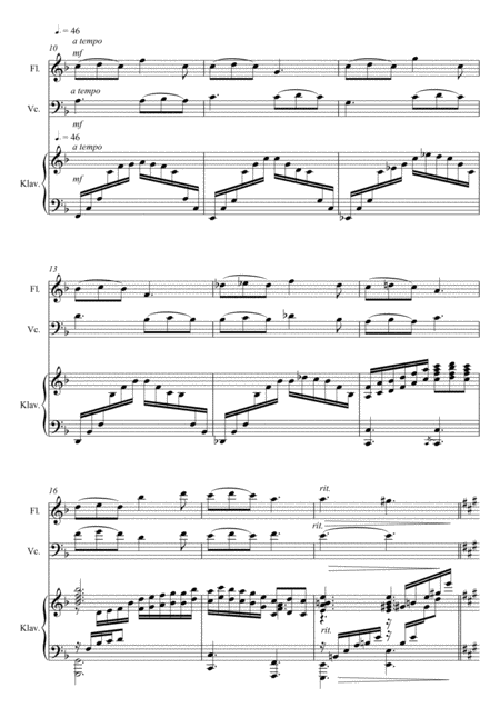 Trio In Love For Flute Cello And Piano Page 2