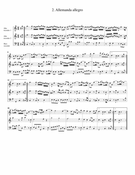 Trio Sonata Op 2 No 3 Arrangement For 3 Recorders Page 2