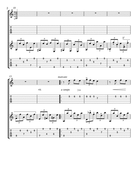 Triste By Aguirre Guitar Duet Page 2