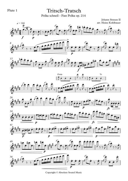 Tritsch Tratsch Polka For 2 Flutes Page 2