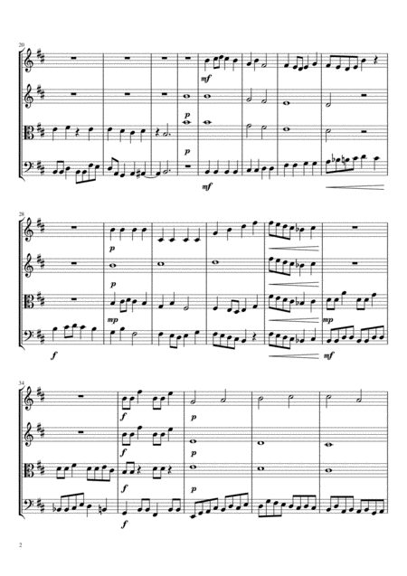 Triumph In B Minor For String Orchestra Page 2
