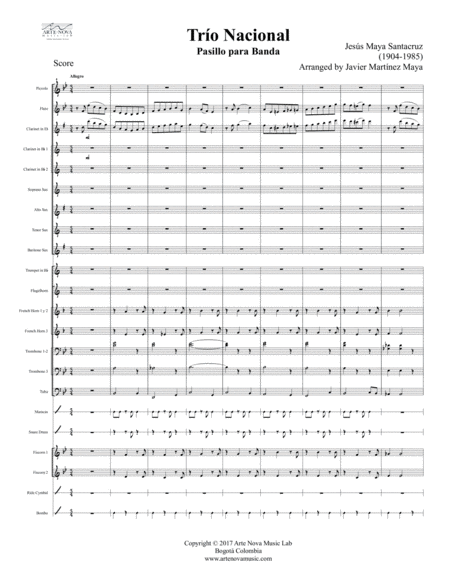 Tro Nacional Pasillo For Concert Band Page 2
