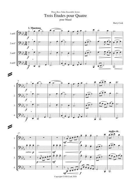 Trois Etudes Pour Quatre Page 2