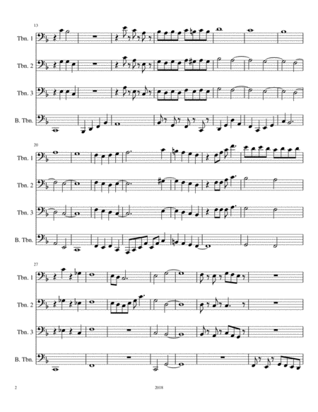 Trombone Quartet No 1 Page 2