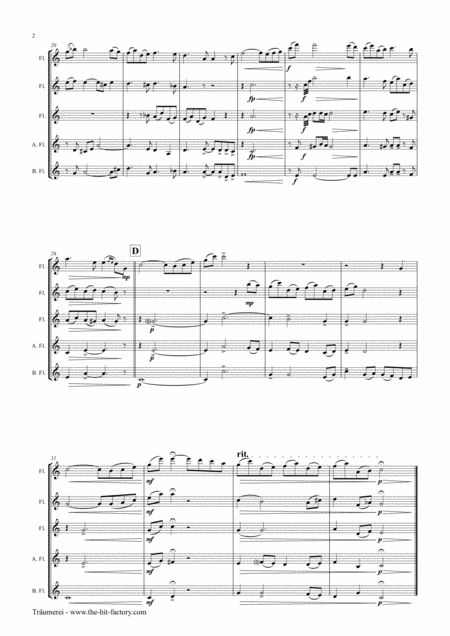 Trumerei Romantic Masterpiece By R Schumann Flute Quintet Page 2