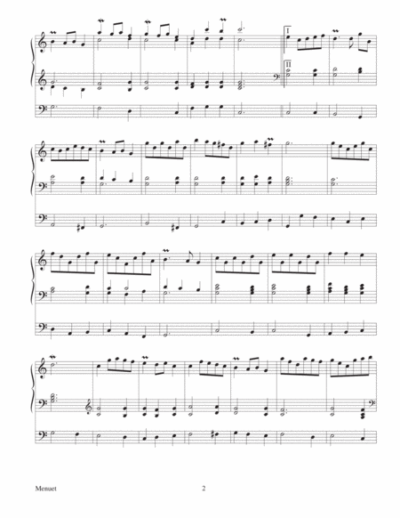Trumpet Menuet Page 2