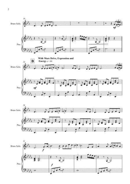 Trust In God Day By Day For Brass Bb Soloist Piano And Optional Satb Choir Page 2