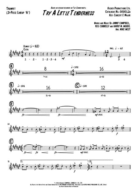 Try A Little Tenderness 3 Piece Brass Section A Page 2