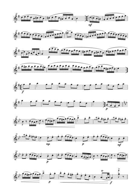 Turkish March For Clarinet And Piano Page 2