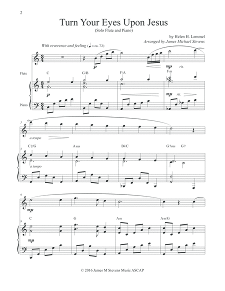 Turn Your Eyes Upon Jesus Solo Flute Page 2