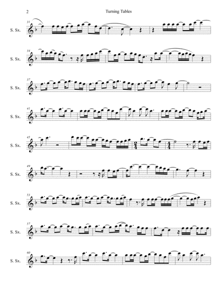 Turning Tables For Soprano Sax Page 2