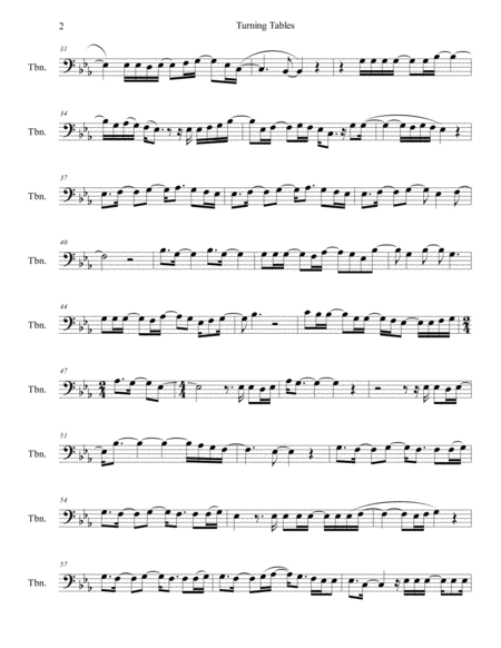 Turning Tables For Trombone Page 2