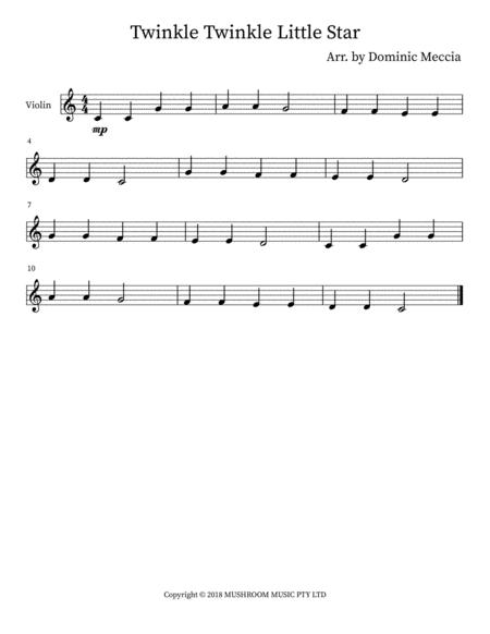 Twinkle Twinkle Little Star Violin And Viola Duet Page 2